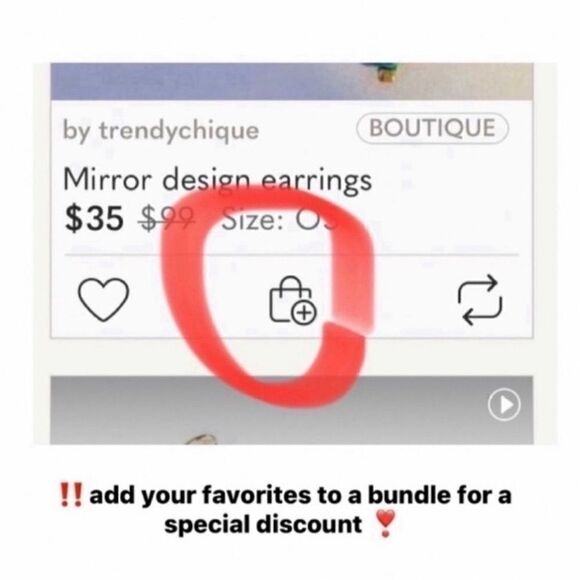 Flower stud earrings #537  - Picture 5 of 5